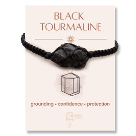 BOHO GARDEN Adjustable Net Pocket Bracelet with Crystal, Stone, crystal