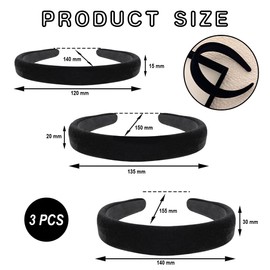 Aililong 4 Stück Baby Haarband, Stirnbänder aus Samt für Neugeborene, Kleinkinder und Babys, elastisch, weich, perfekte Größe, Haarband für Frauen und Mädchen.