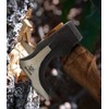 WICING Splitting Axe, 14.8 - inch Camping Hatchet with Leather