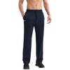 BROKIG Straight Leg Mens Sweatpants Open Bottoms Exercise Pants Casual