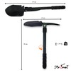 Xforst KS4 Folding Shovel Multifunctional Shovel with Bag - Ideal
