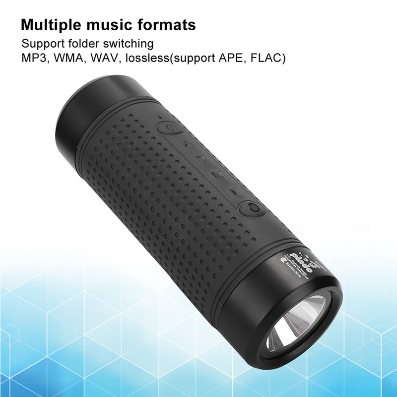 P‑X1 Waterproof Outdoor Bike Bluetooth Stereo Bass Mini Speaker FM