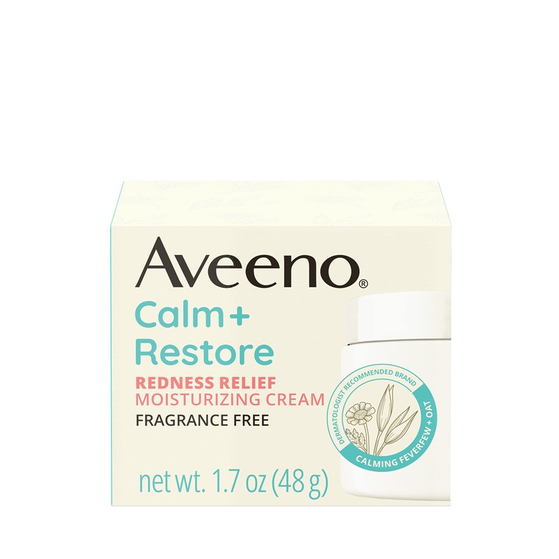 Aveeno Calm + Restore Redness Relief Moisturizing Cream, Daily Facial