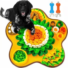 SUPERWSLING Schnüffelteppich für Hunde Cleveres Hundespielzeug mit Anti Rutsch Intelligenzspielzeug für Große Hunde Anti Stress Schnüffelmatte Spielteppich Für Kleine