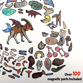 Cryptid Construction Kit Monster Magnet Fridge Toys, Magnet Creature Creation Kit Magnetic Animals Toys for Kids and Adults