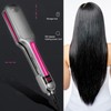 Professional Hair Straightening Ceramic Heating Plate Straightener LCD Display Hairdressing