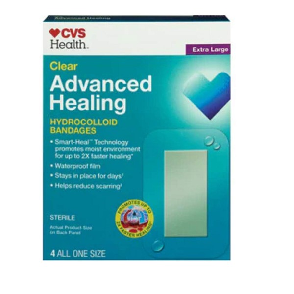 CVS Health Advanced Healing Hydrocolloid Bandages (Extra Large)