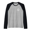 Israel flag, star of David, Judaism, support, solidarity Raglan Baseball