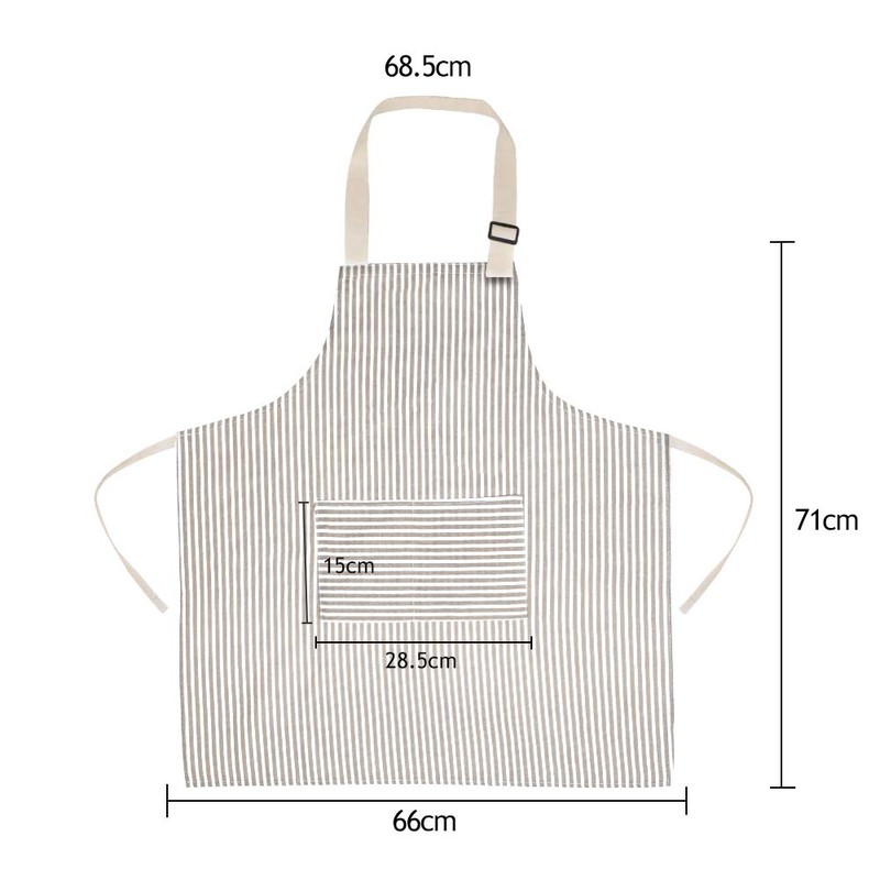 Vicloon Unisex Adjustable Bib Apron, 2 Pcs Apron with 2