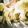 Alnicov Mr and Mrs Wooden Letters,Mr & Mrs Wedding Props
