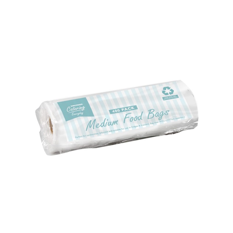 Kingfisher Unisex KC400FB Medium Sandwich Food Freezer Bags, Pack of
