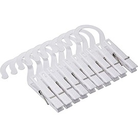 Fox Run Laundry Hook/Clips Clothespin Hangers Pins Set 10 Rack Organizer (2Pack)
