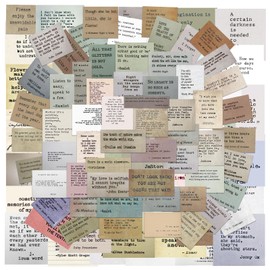 120Pcs Vintage Inspirational Quotes Stickers, Motivational Stickers Decals for Students Teachers Teens Adults, Waterproof Vinyl Stickers for Water Bottle Scrapbook Laptop Journaling Phone