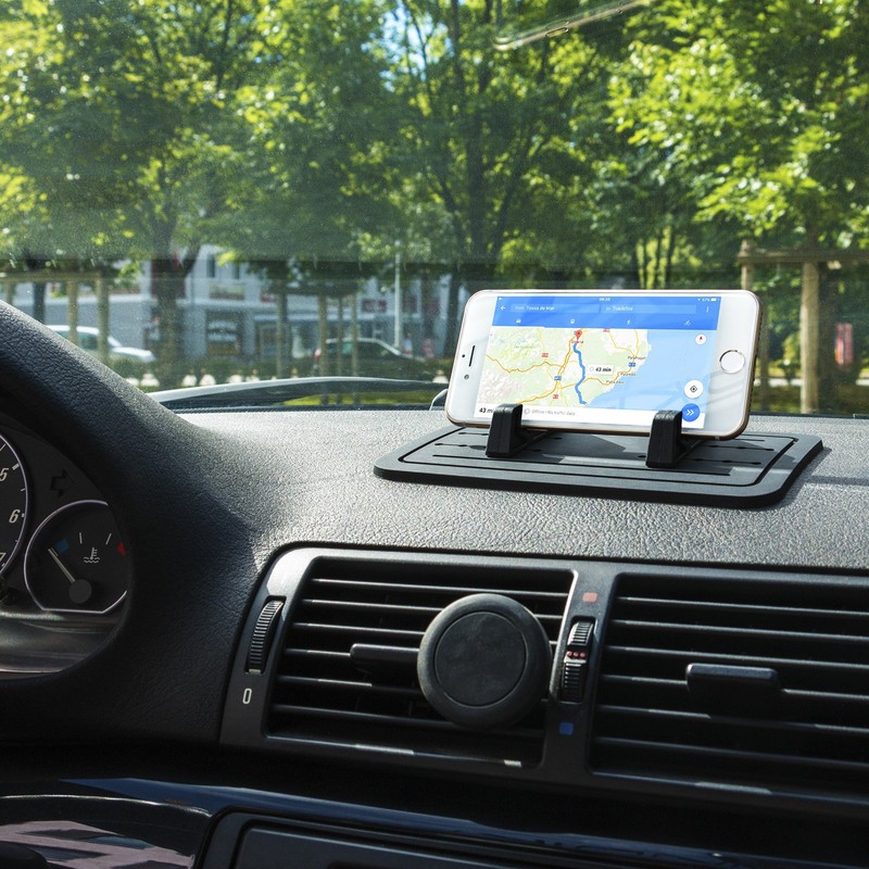 mobilefox® Car Non-Slip Mat Pad Silicon Holder Dashboard Stand for