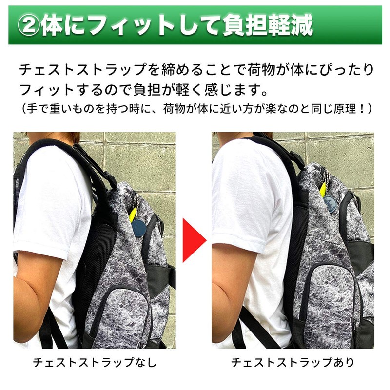 Japan ETEX WEST POINT Chest Strap with Reflector 61