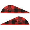 Bohning Blazer Vanes Flannel 36 pk. Red