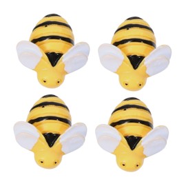Zerodeko Cute Bee Magnets for Refrigerator 20PCS Small Fridge Stickers Bee Magnetic Decorations Non for Kitchen