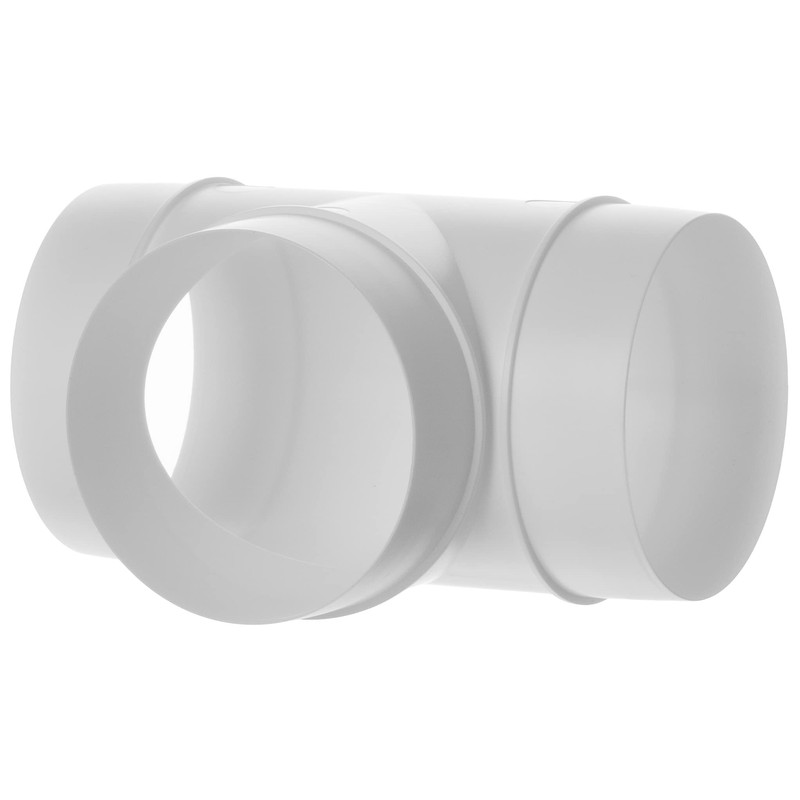 Steinberg14 White Ø 125mm / 5inch Equal T-Piece PVC Connector