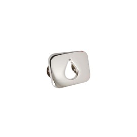 Droplet Pin - Minimalist Silver Alloy Enamel Pin for TV Fans - Stylish Collectible for Backpacks, Lanyards, Jackets & Hats For Pop Culture Enthusiasts & Pin Collectors, Standard, Alloy Steel, no