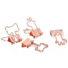 30 Pcs Binder Clips Powerful Clamping Force Deer Bone Shapes