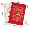 Anstore XL Christmas Sack, Santa Sack with Reindeer Christmas Tree