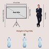 Projector Screen with Stand, 80 Inch Portable Projector Screen Outdoor