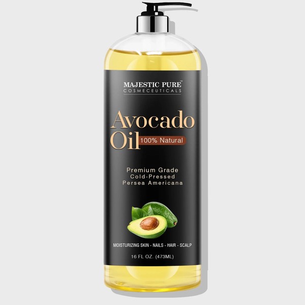 Majestic Pure Avocado Oil For Hair & Skin (16oz)