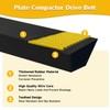 LEYURISE Drive Belt Plate Compactor Timing Belt Compatible with Wacker