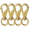 Faneta 3-1/4 inch Solid Brass Swivel Snap Hooks Clips with