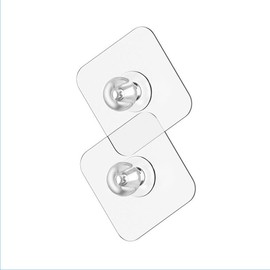BICEUKI 2PCS Adhesive Stickers,Used for Shower Phone Holder,Wall Hanging Items, etc (2PCS Adhesive Stickers)