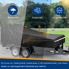 7x12 FT Utility Trailer Cover - Heavy Duty 210D Waterproof