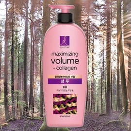Elastine Hair Care Volume Shampoo Set Volume Up Marine Collagen Tangle Volume Shampoo 1ea 680ml / 엘라스틴 헤어케어 볼륨샴푸세트 볼륨업 마린콜라겐 탱글볼륨 샴푸 1개 680ml