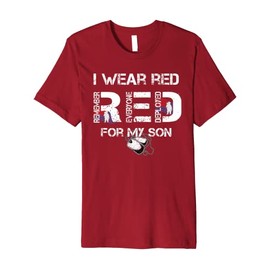 Red Friday Military Mom Shirt Women's I Wear Red For My Son