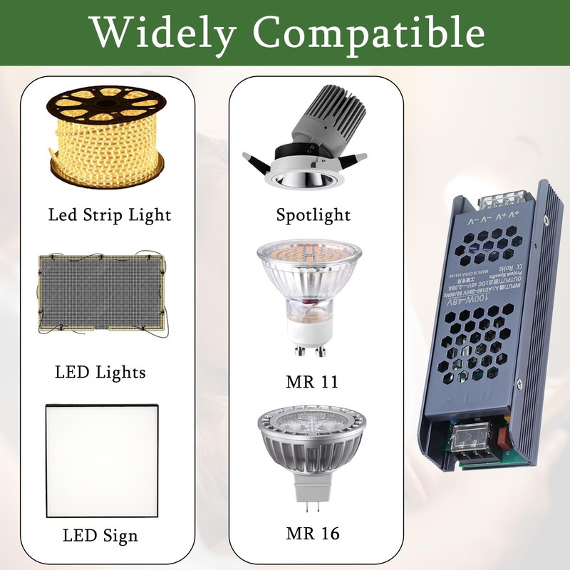 LED Power Supply 24V Transformer 100W Dimmable Power Supply LED