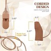 Hearing Aid Protectors and Clips - (2-Pack) Corded Fabric Cover
