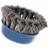 Cup Brush Diameter 75 mm M14 Knotted Wire Brush for