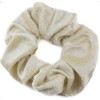 Mytoptrendz® - Large Velvet Ponytail Hair Elastic Scrunchie (Beige)