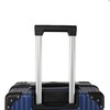 espidoo 3-Piece ABS Hard Shell Luggage: Modern Blue Suitcase Set