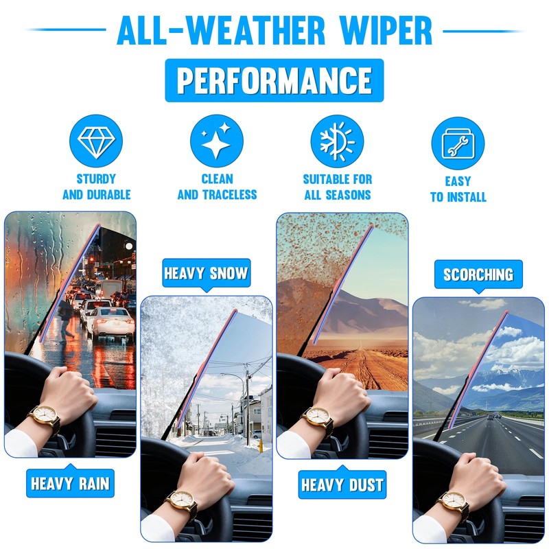 CJPPPZIW® Windshield Wipers Replacement for Toyota Tacoma 2005-2016,Streak-free,OEM Quality Premium