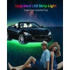 DUOFU365 Green Led Strip Lights,24inch 12V Interior Light Strip IP68