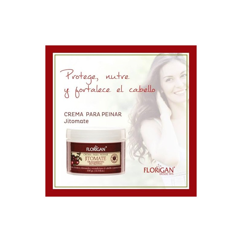 FLORIGAN Crema Para Peinar Jitomate 350grs. FLORIGAN
