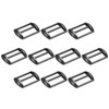 sourcing map 10Pcs Metal Baseball Cap Buckle, Adjustable Cap Strap
