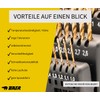 BaerCoil Twist Drill Bit Set 1-6 mm | 51-Piece HSS-Co