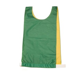 Champion Sports Adult Reversible Pinnie, Green/Yellow, Adult Size