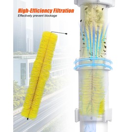 Septic Tank Bristle Filter 4” Fit for Infiltrator Systems STF-110 for Any 4 inch Pipe or Baffle