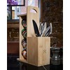 Altra Astra Organic Bamboo Utensils Holder and Spice Rack, Including