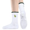 DEESEEUS Cute Pilates Socks for Yoga,Barre,Reformers US Shoe Sizes 5-11