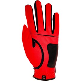 Zero Friction Men's Golf Gloves, Right Hand, One Size, Red