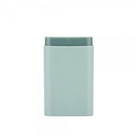 Square portable pill case green 2ea