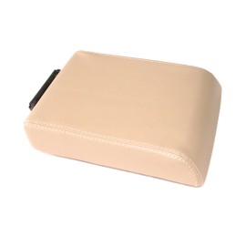 Ford Fits 08-12 Ford Escape Synthetic Leather Center Console Lid Cover Beige